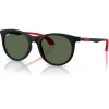 Lunettes de soleil Ray Ban RB9082S Kids Mat Black Dark Green