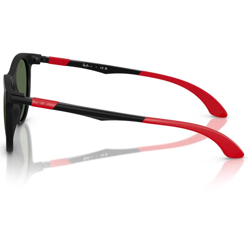 Lunettes de soleil Ray Ban RB9082S Kids Mat Black Dark Green