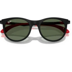 Lunettes de soleil Ray Ban RB9082S Kids Mat Black Dark Green