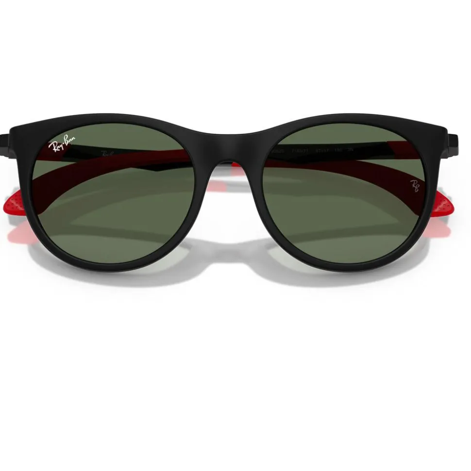 Lunettes de soleil Ray Ban RB9082S Kids Mat Black Dark Green