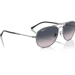 Lunettes de soleil Ray Ban RB3735 Bain Bridge Polished Gunmetal Polar Blue