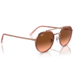 Lunettes de soleil Ray Ban RB3765 Polished Copper Rose Gradient Brown