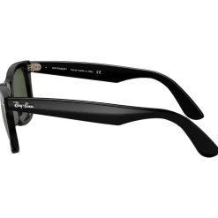 Lunettes de soleil Ray Ban RB4340 Wayfarer Ease Polished Black Green G-15