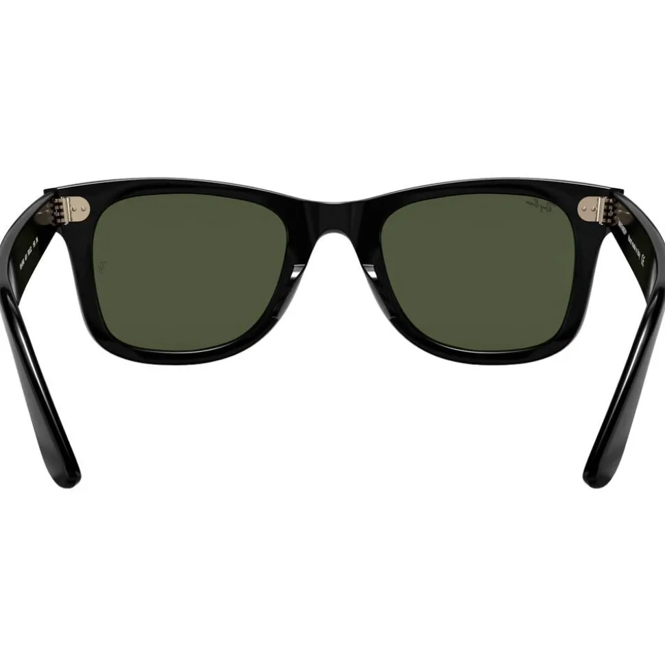 Lunettes de soleil Ray Ban RB4340 Wayfarer Ease Polished Black Green G-15