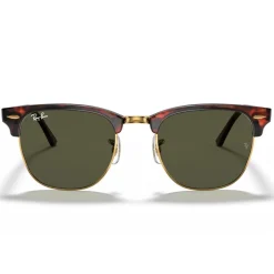 Lunettes de soleil Ray Ban RB3016 Clubmaster Classic Polished High Tortoise Gold Green G-15