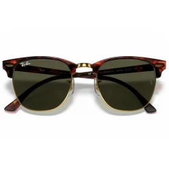 Lunettes de soleil Ray Ban RB3016 Clubmaster Classic Polished High Tortoise Gold Green G-15