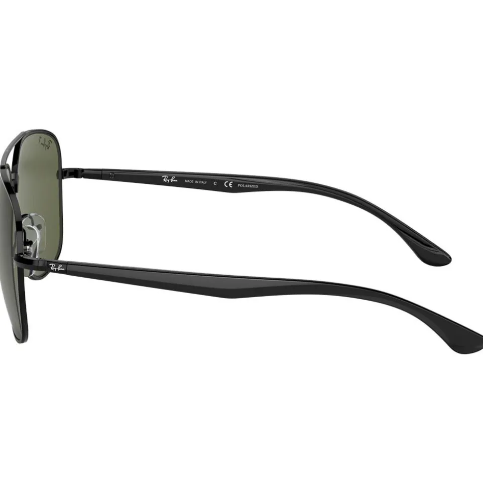 Lunettes de soleil Ray Ban RB3683 Polished Black Green G-15 Polar