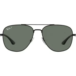 Lunettes de soleil Ray Ban RB3683 Polished Black Green G-15 Polar