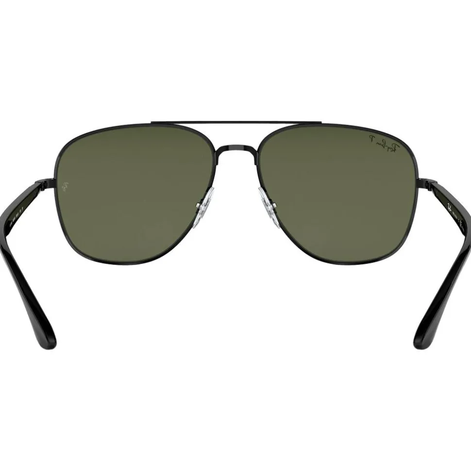 Lunettes de soleil Ray Ban RB3683 Polished Black Green G-15 Polar