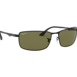 Lunettes de soleil Ray Ban RB3498 Polished Black Green G-15 Polar