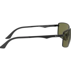 Lunettes de soleil Ray Ban RB3498 Polished Black Green G-15 Polar