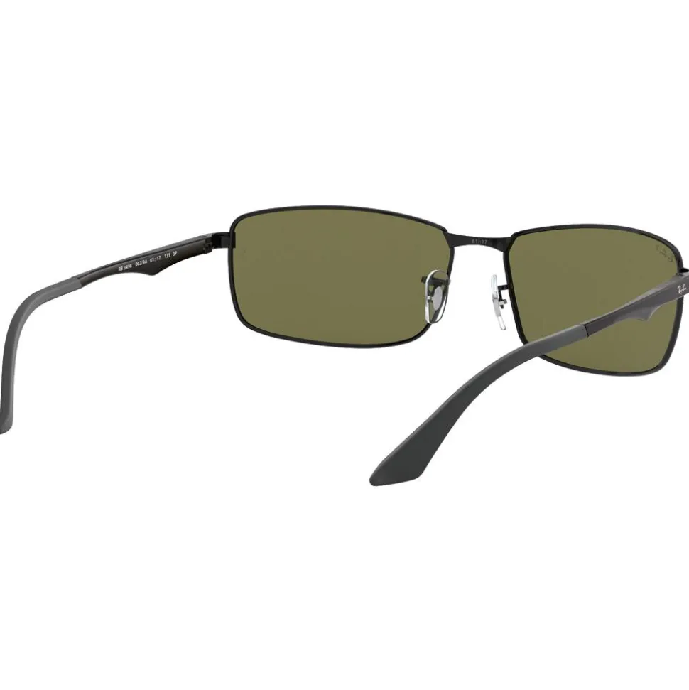 Lunettes de soleil Ray Ban RB3498 Polished Black Green G-15 Polar
