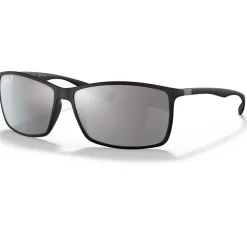 Lunettes de soleil Ray Ban RB4179 Liteforce Tech Matte Black Silver Gradient Mirror Polar