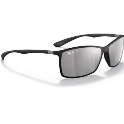 Lunettes de soleil Ray Ban RB4179 Liteforce Tech Matte Black Silver Gradient Mirror Polar