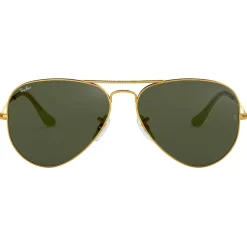 Lunettes de soleil Ray Ban RB3025 Aviator Classic Polished Gold Green G-15