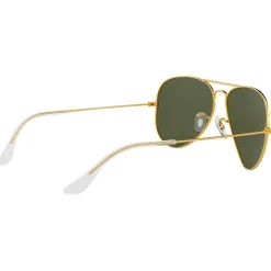 Lunettes de soleil Ray Ban RB3025 Aviator Classic Polished Gold Green G-15