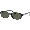 Lunettes de soleil Ray Ban RB9132S Kids Polished Black Dark Green