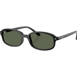 Lunettes de soleil Ray Ban RB9132S Kids Polished Black Dark Green