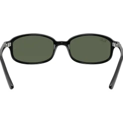 Lunettes de soleil Ray Ban RB9132S Kids Polished Black Dark Green