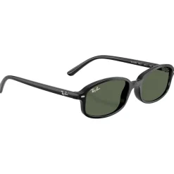 Lunettes de soleil Ray Ban RB9132S Kids Polished Black Dark Green