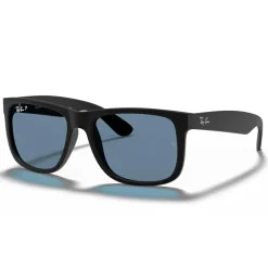Lunettes de soleil Ray Ban RB4165 Justin Classic Matte Rubber Dark Blue Polar