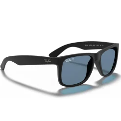 Lunettes de soleil Ray Ban RB4165 Justin Classic Matte Rubber Dark Blue Polar