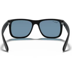 Lunettes de soleil Ray Ban RB4165 Justin Classic Matte Rubber Dark Blue Polar