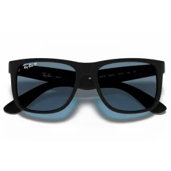 Lunettes de soleil Ray Ban RB4165 Justin Classic Matte Rubber Dark Blue Polar