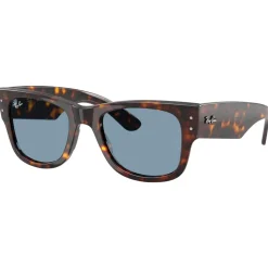 Lunettes de soleil Ray Ban RB0840S Mega Wayfarer Polished Havana Blue