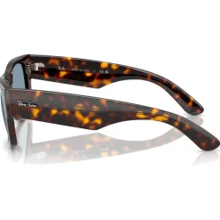 Lunettes de soleil Ray Ban RB0840S Mega Wayfarer Polished Havana Blue