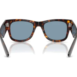 Lunettes de soleil Ray Ban RB0840S Mega Wayfarer Polished Havana Blue
