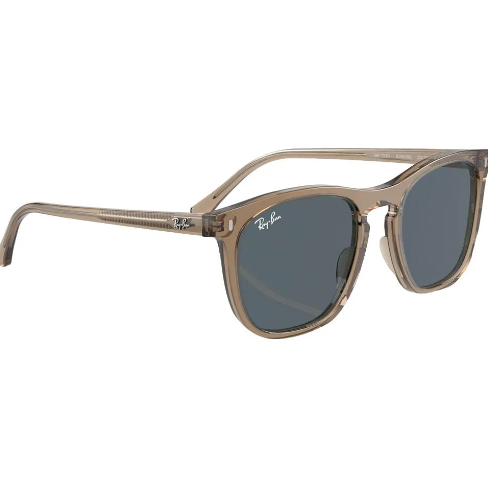 Lunettes de soleil Ray Ban RB2210 Polished Transparent Brown Blue