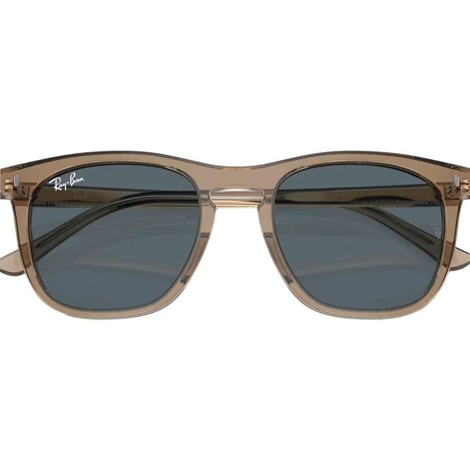 Lunettes de soleil Ray Ban RB2210 Polished Transparent Brown Blue