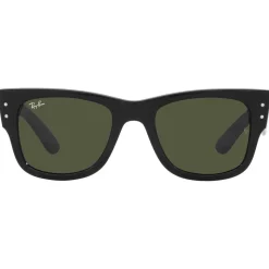 Lunettes de soleil Ray Ban RB0840S Mega Wayfarer Polished Black Green G-15