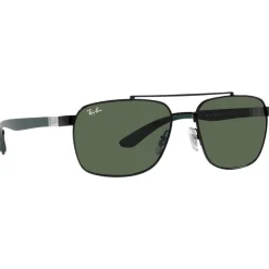 Lunettes de soleil Ray Ban RB3701 Polished Black Green G-15