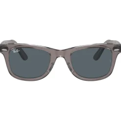 Lunettes de soleil Ray Ban RB2140 Original Wayfarer Classic Polished Grey Transparent Blue