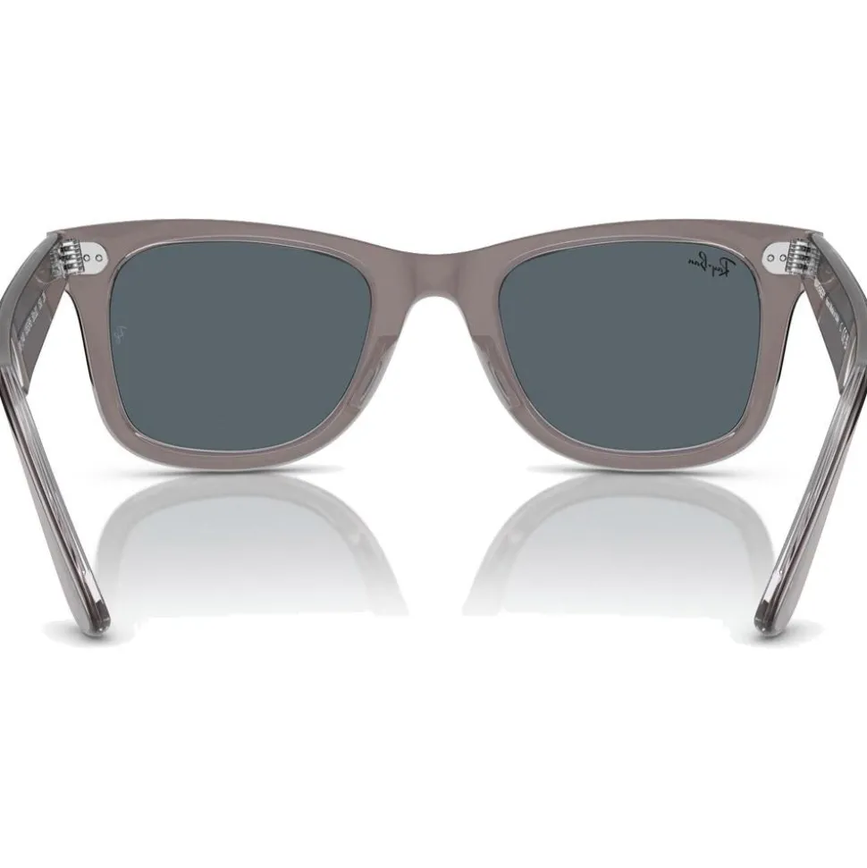 Lunettes de soleil Ray Ban RB2140 Original Wayfarer Classic Polished Grey Transparent Blue