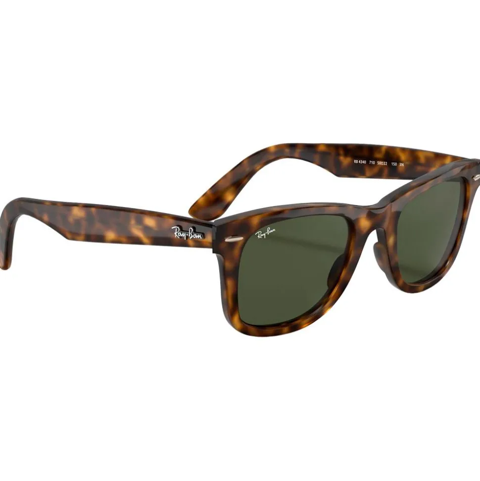Lunettes de soleil Ray Ban RB4340 Wayfarer Ease Polished Light Havana Green G-15