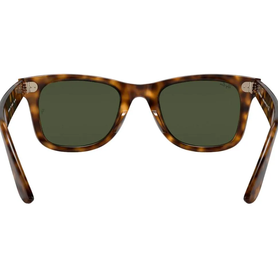 Lunettes de soleil Ray Ban RB4340 Wayfarer Ease Polished Light Havana Green G-15