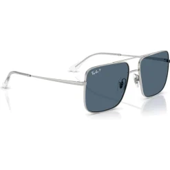 Lunettes de soleil Ray Ban RB3758 Ari Polished Silver Polar Blue