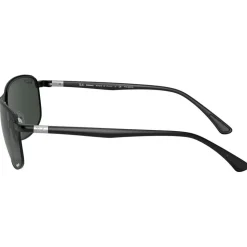 Lunettes de soleil Ray Ban RB3671CH Matte Black Chromance Dark Grey Polar