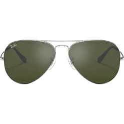 Lunettes de soleil Ray Ban RB3025 Aviator Polished Silver Grey