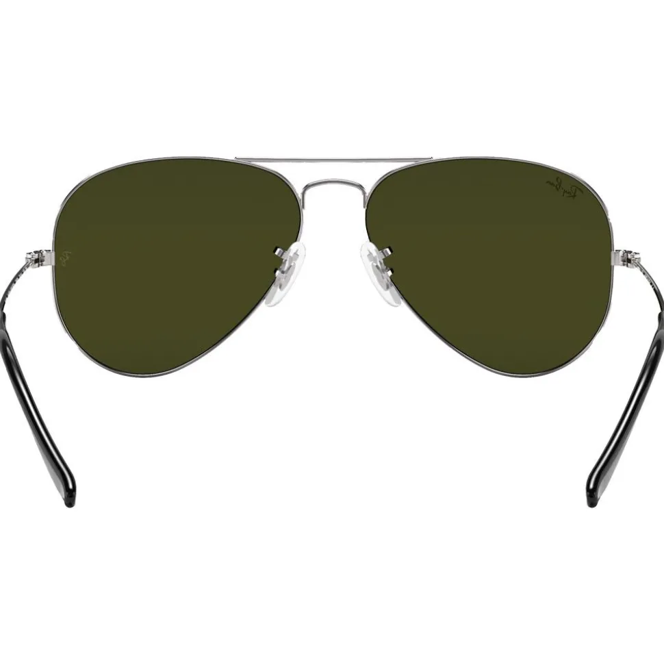 Lunettes de soleil Ray Ban RB3025 Aviator Polished Silver Grey