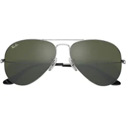 Lunettes de soleil Ray Ban RB3025 Aviator Polished Silver Grey