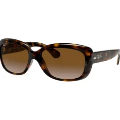 Lunettes de soleil Ray Ban RB4101 Jackie Ohh Polished Light Havana Polar Brown
