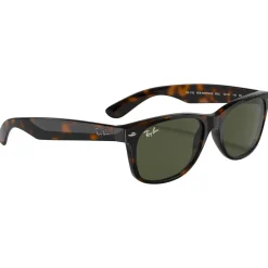 Lunettes de soleil Ray Ban RB2132 New Wayfarer Classic Polished Tortoise Green G-15