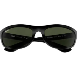 Lunettes de soleil Ray Ban RB4089 Balorama Polished Black Green G-15