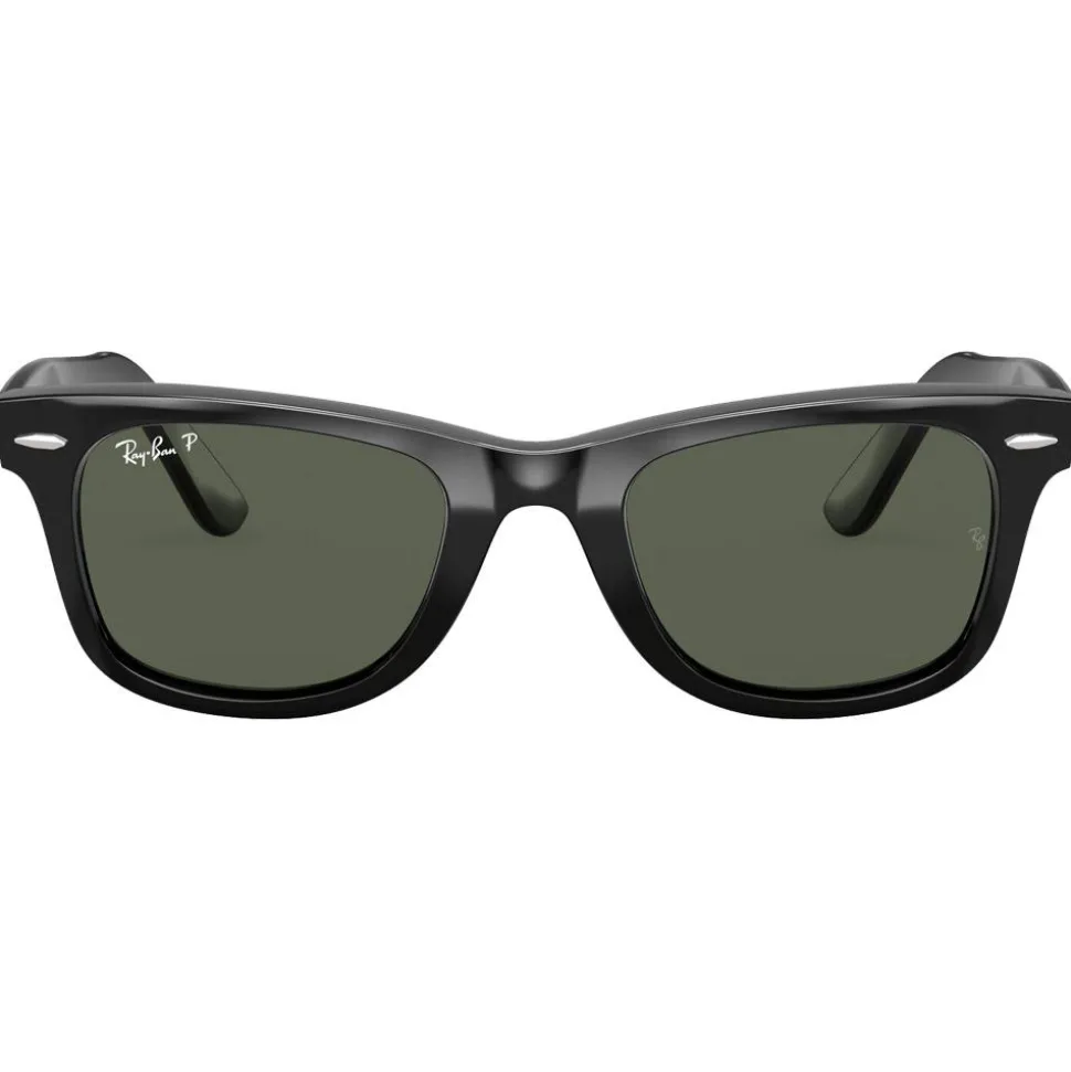 Lunettes de soleil Ray Ban RB2140 Original Wayfarer Classic Polished Black Polar Green