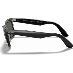 Lunettes de soleil Ray Ban RB2140 Original Wayfarer Classic Polished Black Polar Green