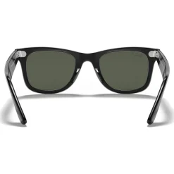 Lunettes de soleil Ray Ban RB2140 Original Wayfarer Classic Polished Black Polar Green